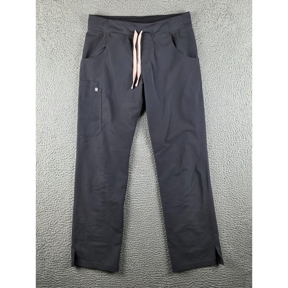 FIGS Kade Cargo Scrub Pants Womens S Gray Straight Leg T21004